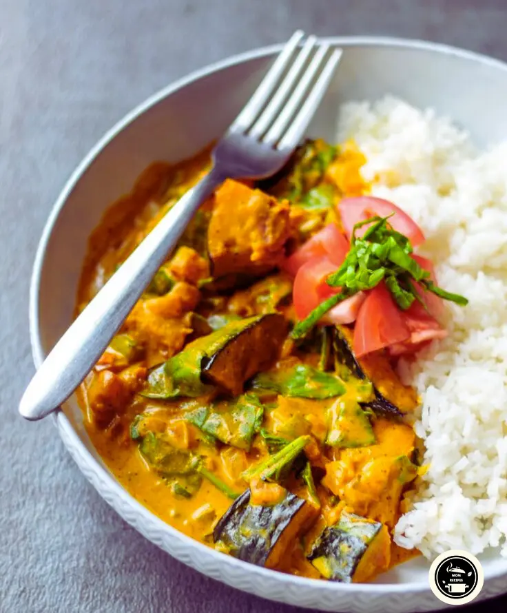 Chinese-Kabocha Squash-Stir-Fry with-Rice