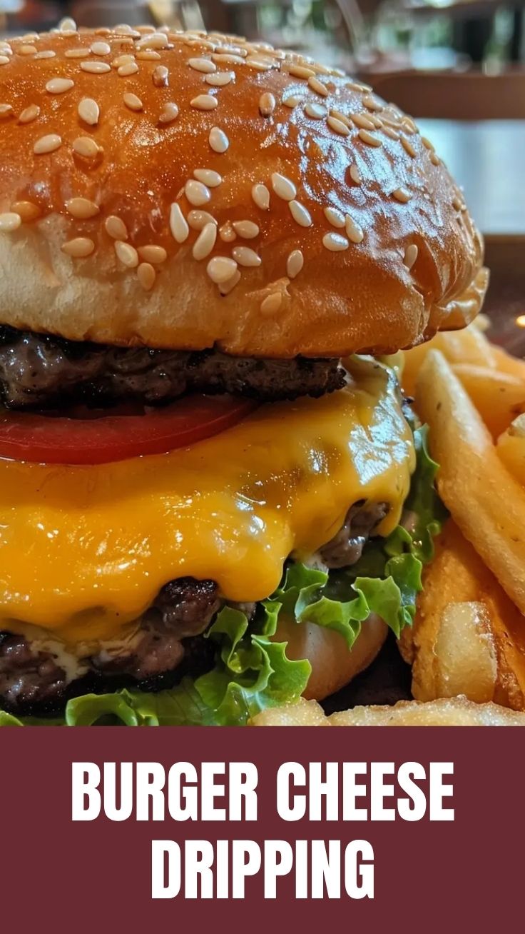 A freshly prepared cheeseburger with a thick patty and melted cheese