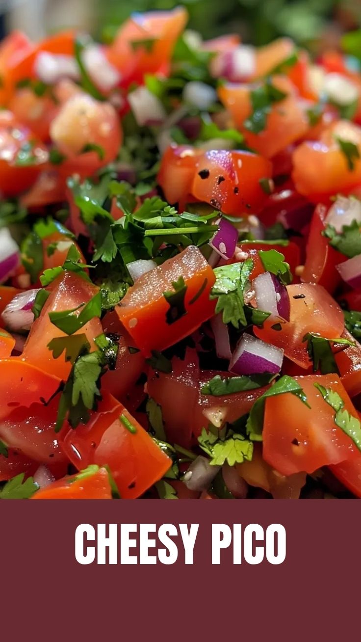 A vibrant bowl of fresh pico de gallo, showcasing diced tomatoes, onions, cilantro, and jalapeños.