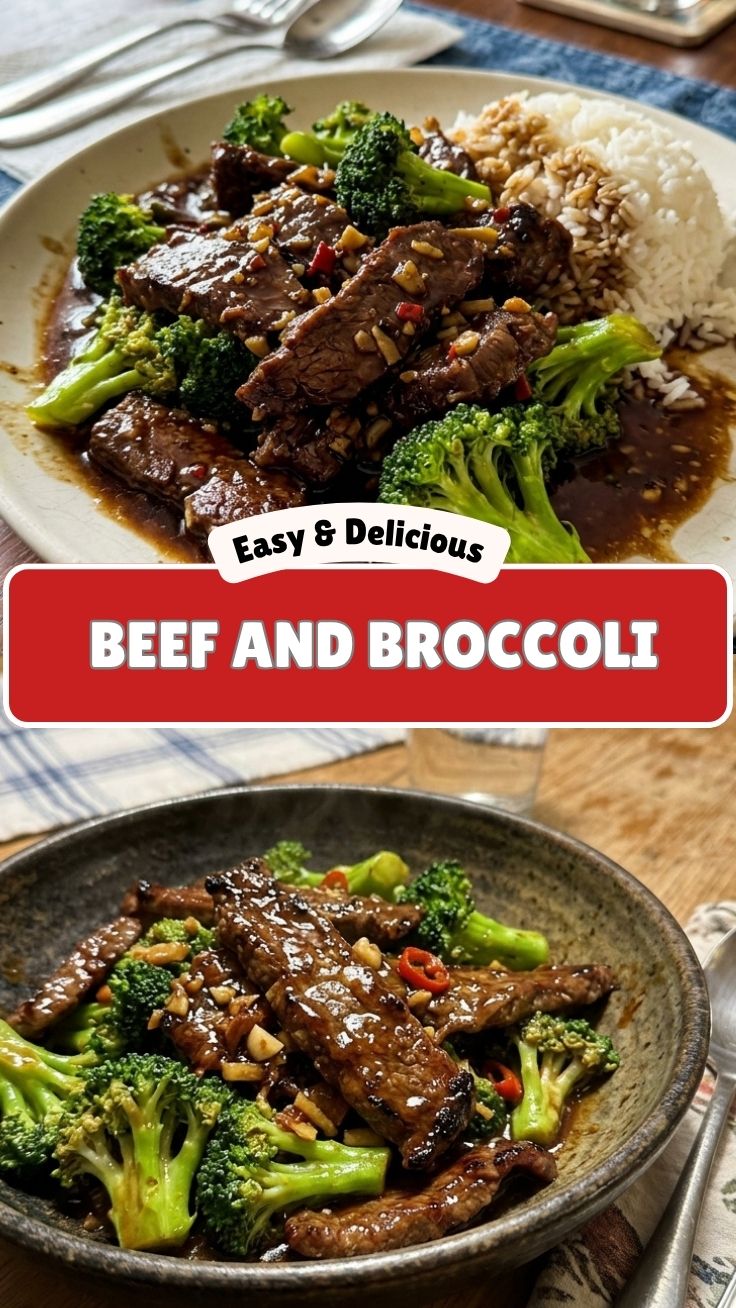 A steaming plate of beef and broccoli stir-fry with tender meat and crisp florets