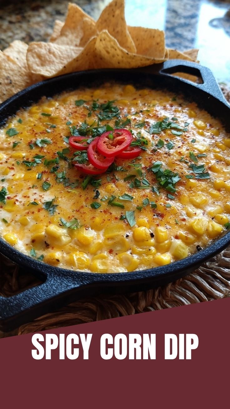 A vibrant bowl of corn dip, also known as elote dip, garnished with fresh cilantro