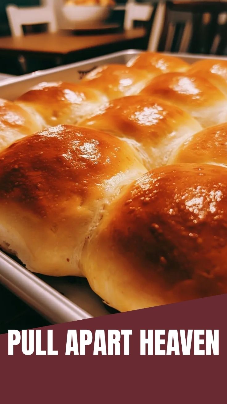 Soft dinner rolls with a golden-brown top, fresh from the oven.