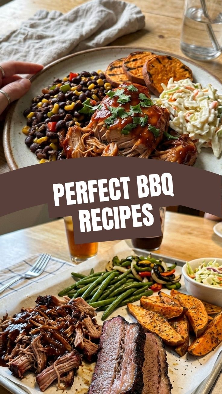Assortment of high protein BBQ recipes healthy and delicious.