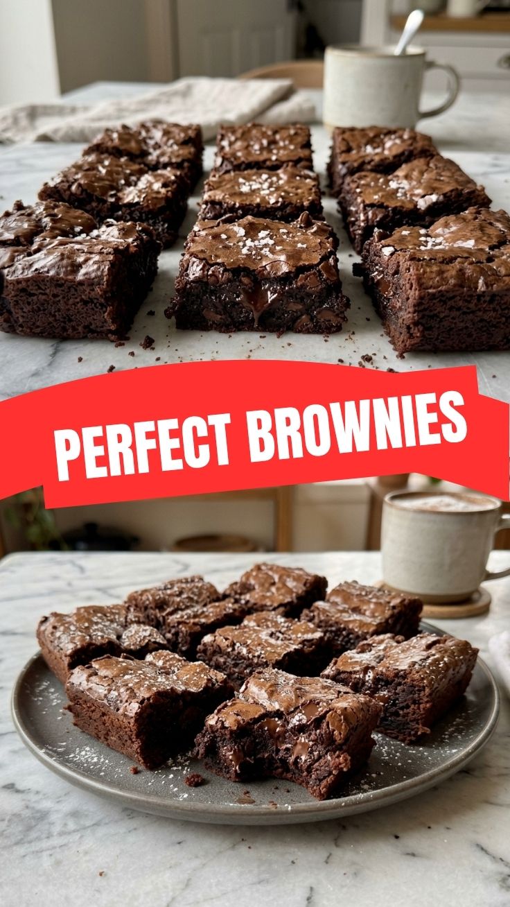 A plate of rich, fudgy brownies showcasing their dense texture.
