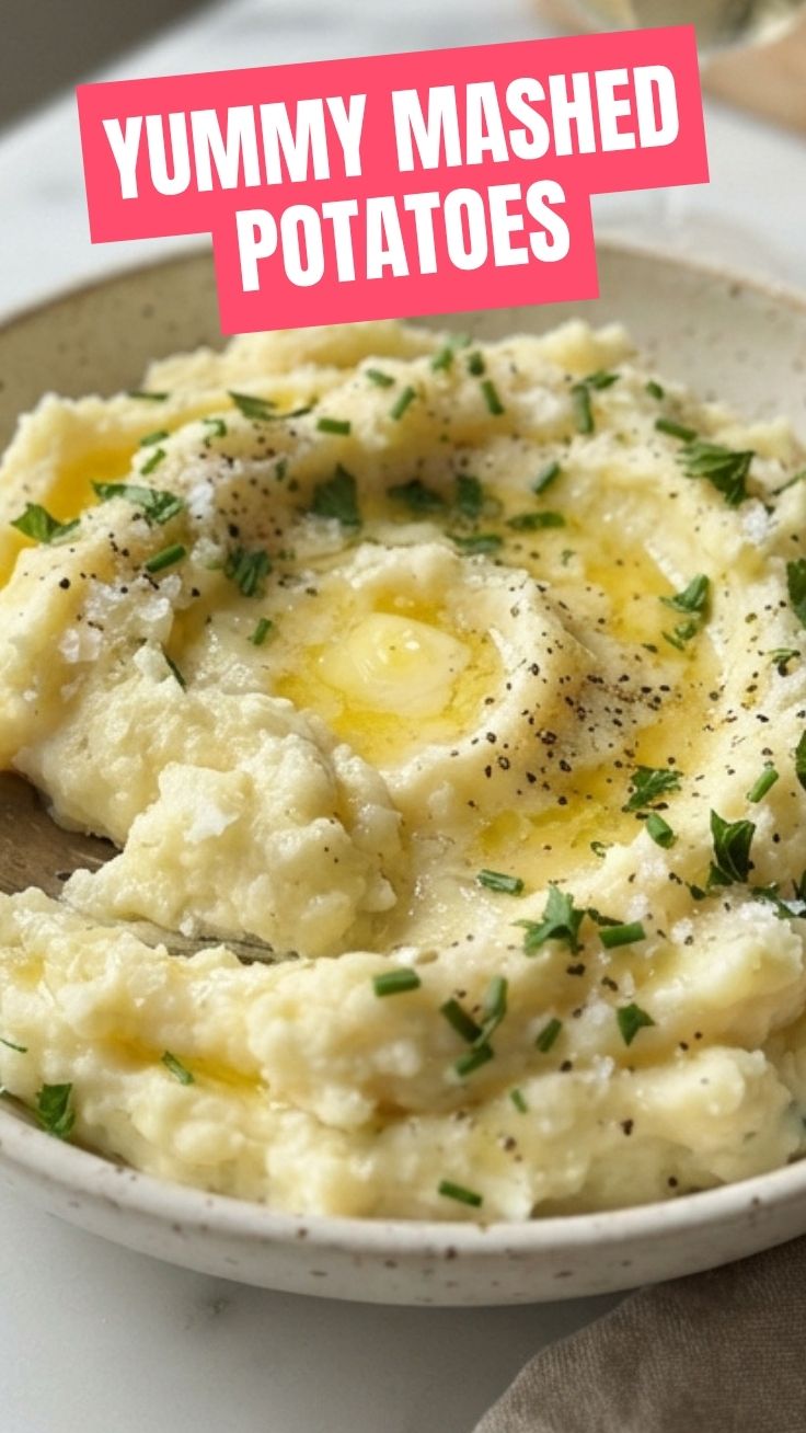 A serving of fluffy, light mashed potatoes in a white bowl