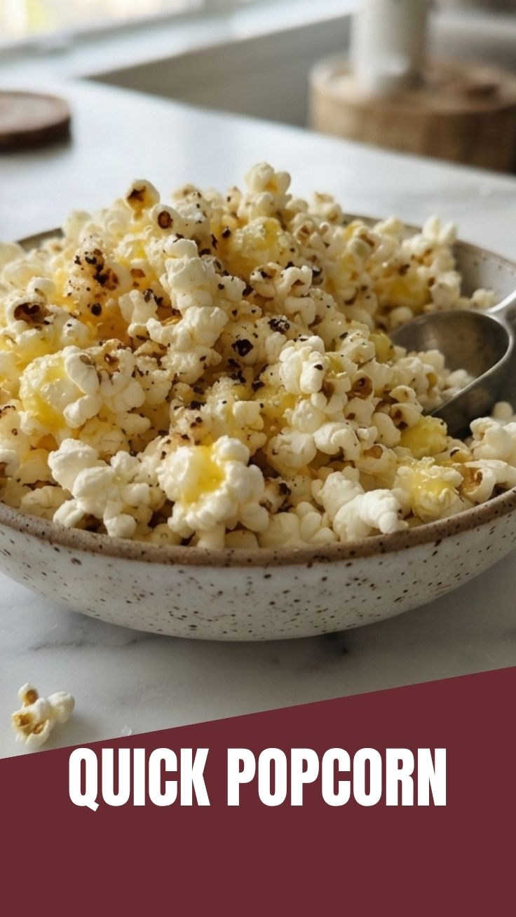 A fresh bowl of fluffy popcorn ready for snacking