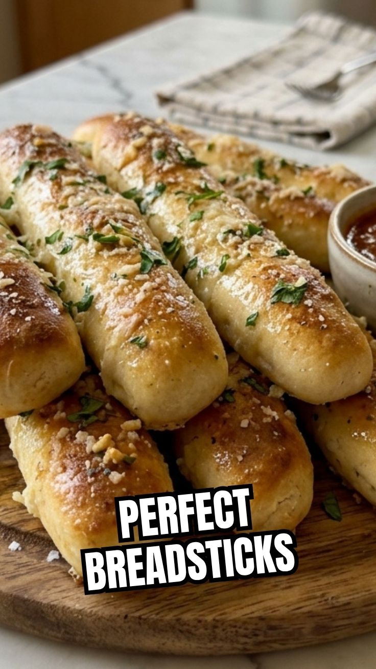 A pile of crispy, golden-brown breadsticks ready to eat